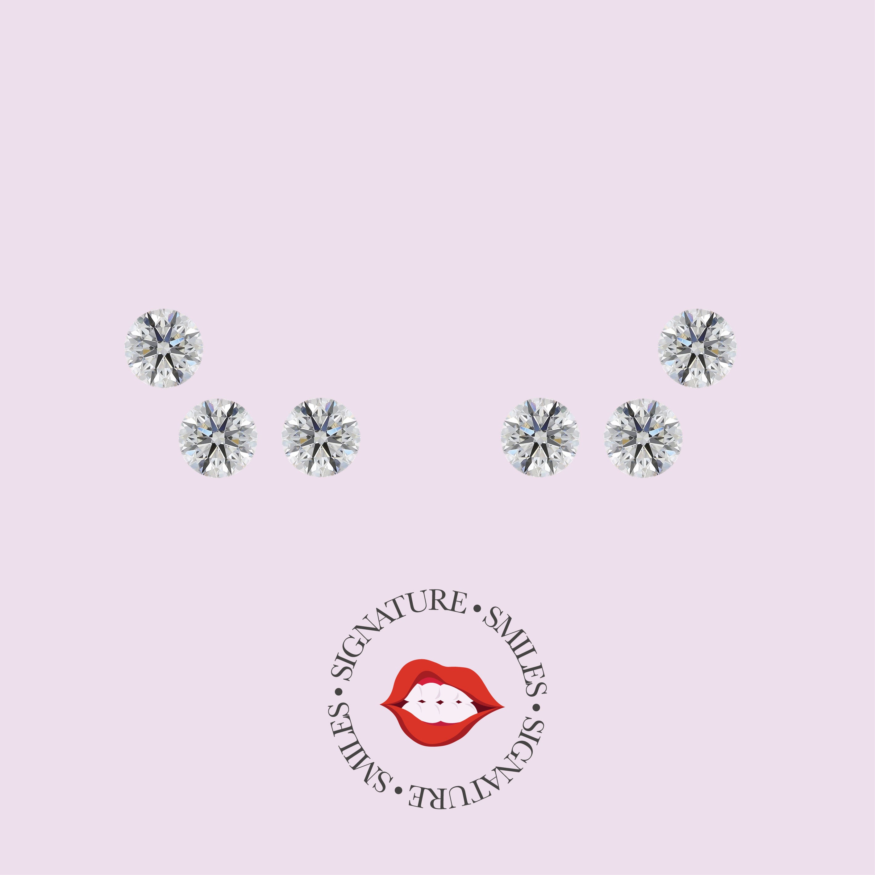 6 'L' Shape Gems DIY Tooth Gem Kit