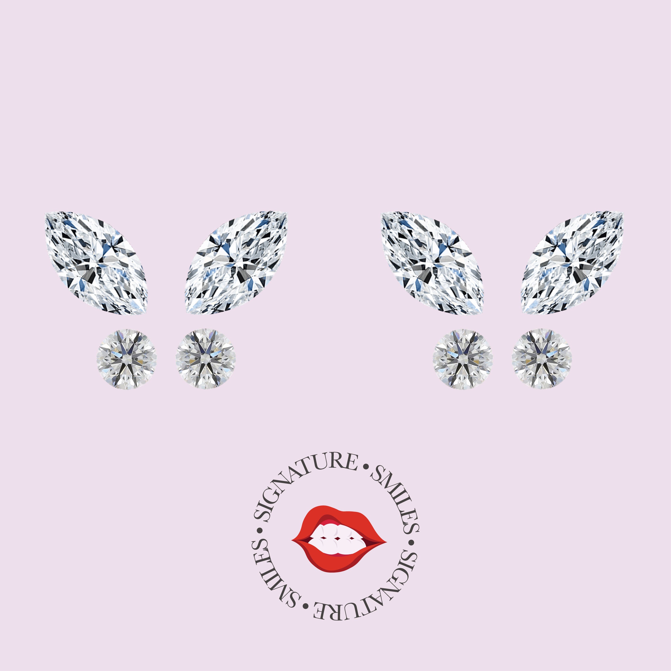 Double Butterfly DIY Tooth Gem Kit