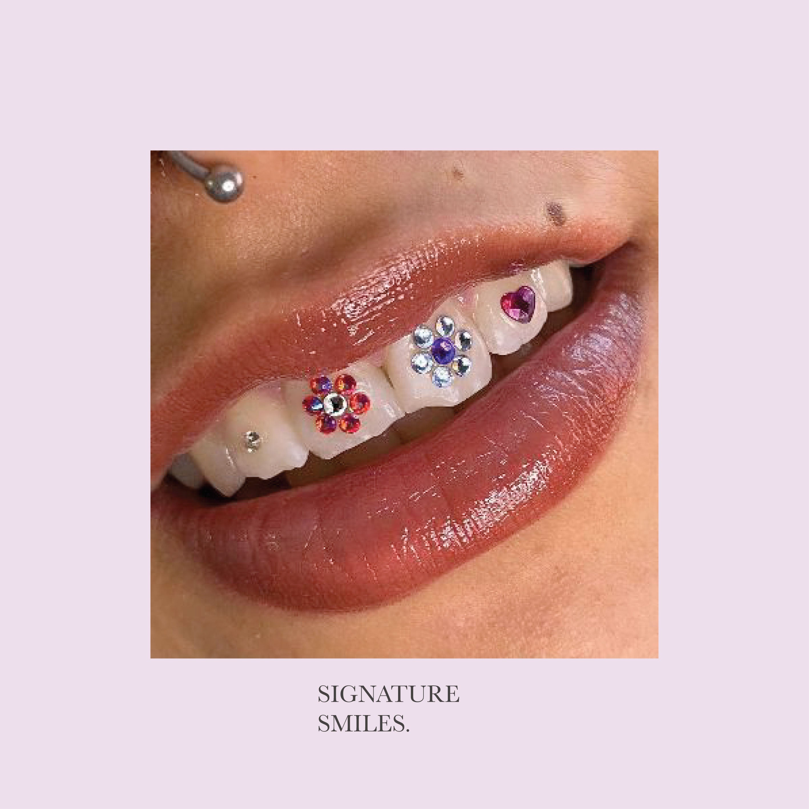 Double Flower DIY Tooth Gem Kit