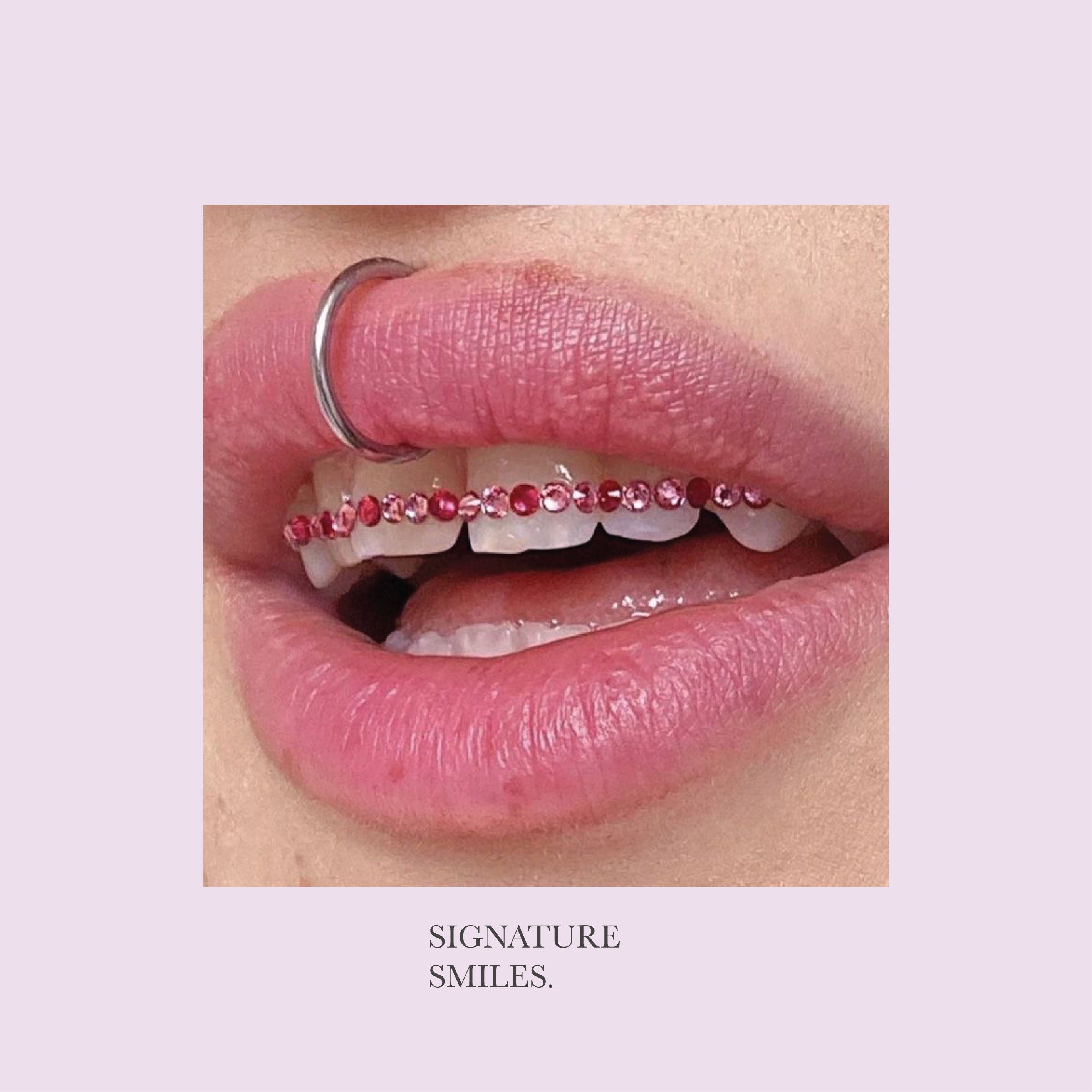 Red & Pink Line DIY Tooth Gem Kit